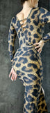 Set Hot Skirt Body - Animal print