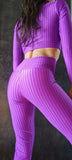 Set Phoenix Versatile - Violet lycra - Leggings and Top