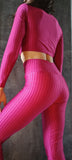 Set Phoenix Versatile - Red Wine - Leggings and Top