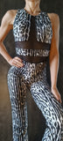 Elegant Jumpsuit Manifesto  - Zebra