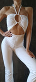 Elegant Jumpsuit Passion - White