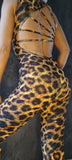 Elegant Overall Sol - Leopard print