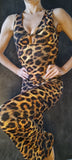 Elegant Overall Sol - Leopard print