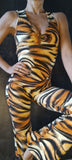 Elegant Overall Sol - Tiger print