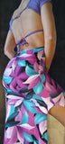 Beautiful Dress Princess - Violet & Leaves print