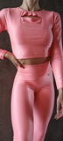 Set Phoenix Versatile - Pink lycra - Leggings and Top