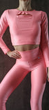 Set Phoenix Versatile - Pink lycra - Leggings and Top