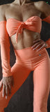 Set Charmosa Bell-trousers - Orange