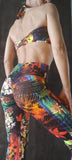 Set Passion Bell-trousers - Tropical sunset